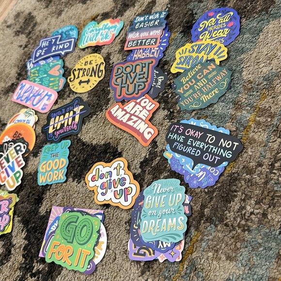 Motivational Sticker Pack of 50 - Multicolor Assorted - Picture 3 of 4